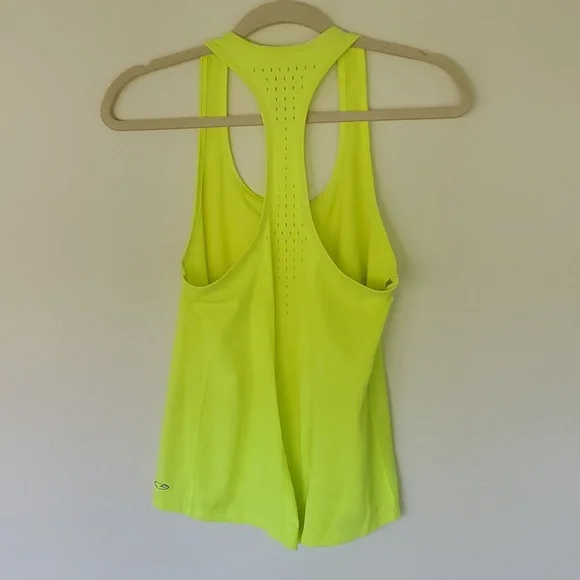 Bright yellow racer back tank - Picture 4 of 4